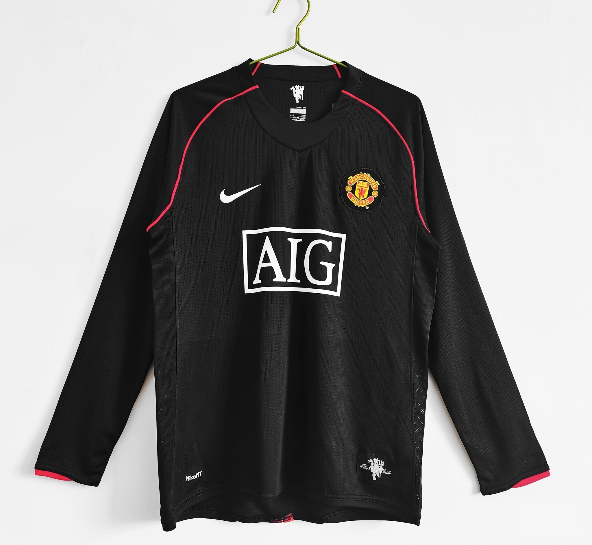 Maillot Manchester United Rétro Manche Longue 2007/08