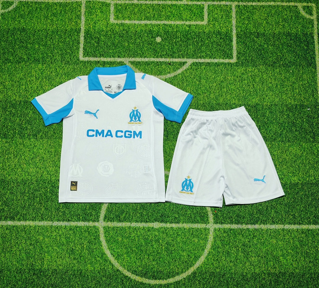 Kit enfant Olympique de Marseille Domicile 2025/26