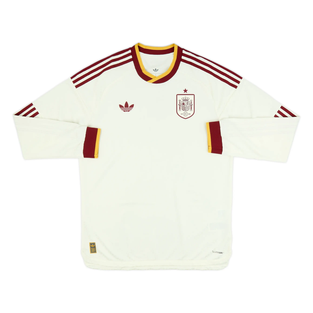 Maillot Espagne Coupe du Monde 2026 Extérieur Manches longues