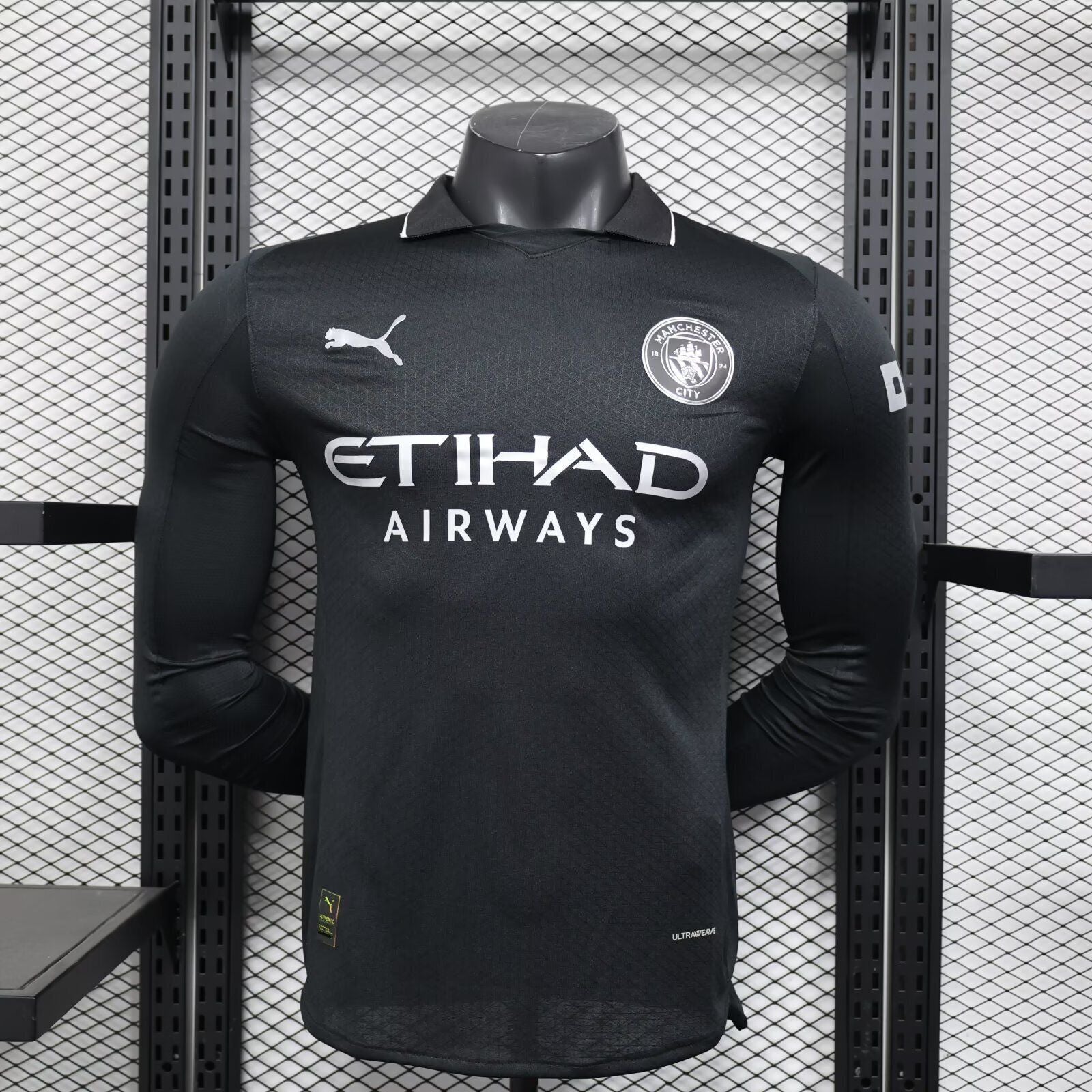 Maillot Manchester City Third Black 2025/26 Manche Longue