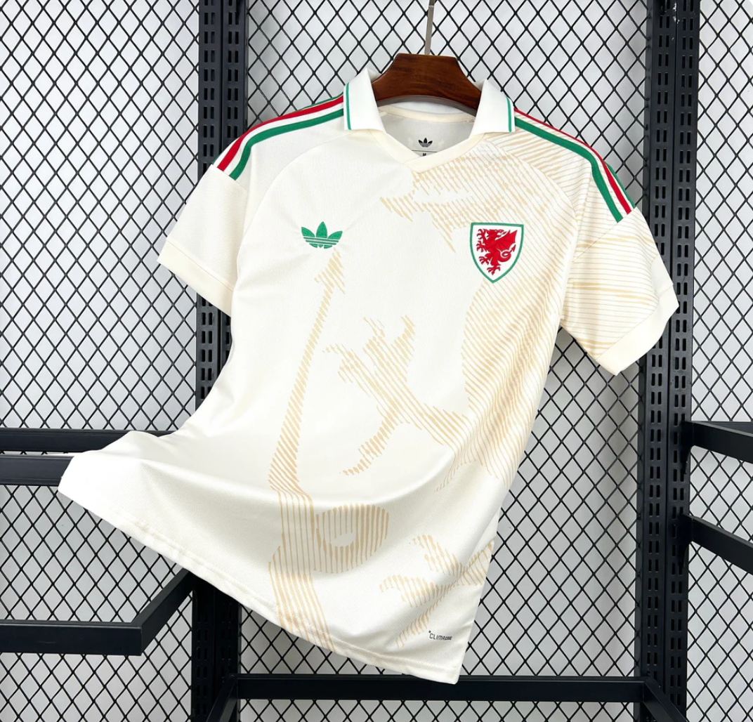 Maillot Pays de Galle Coupe du Monde 2026 Extérieur