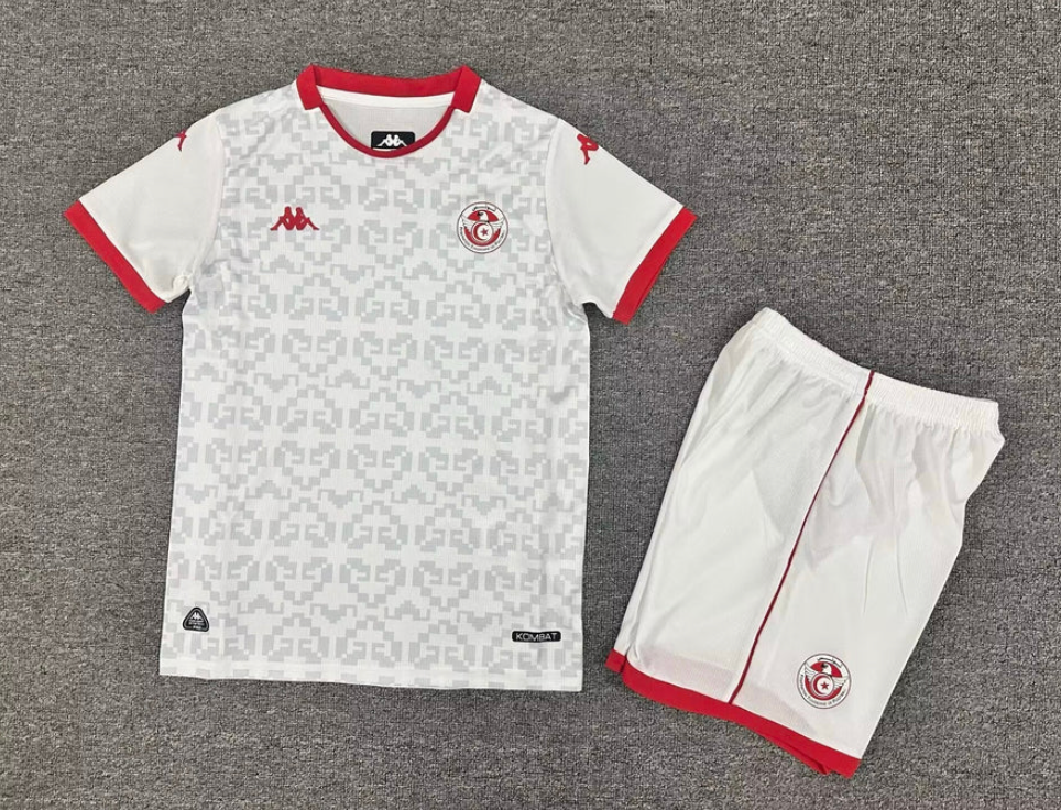 Kit enfant Tunisie Extérieur Coupe du Monde 2026