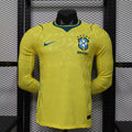 Maillot Brésil Coupe du Monde 2026 Domicile Manches longues