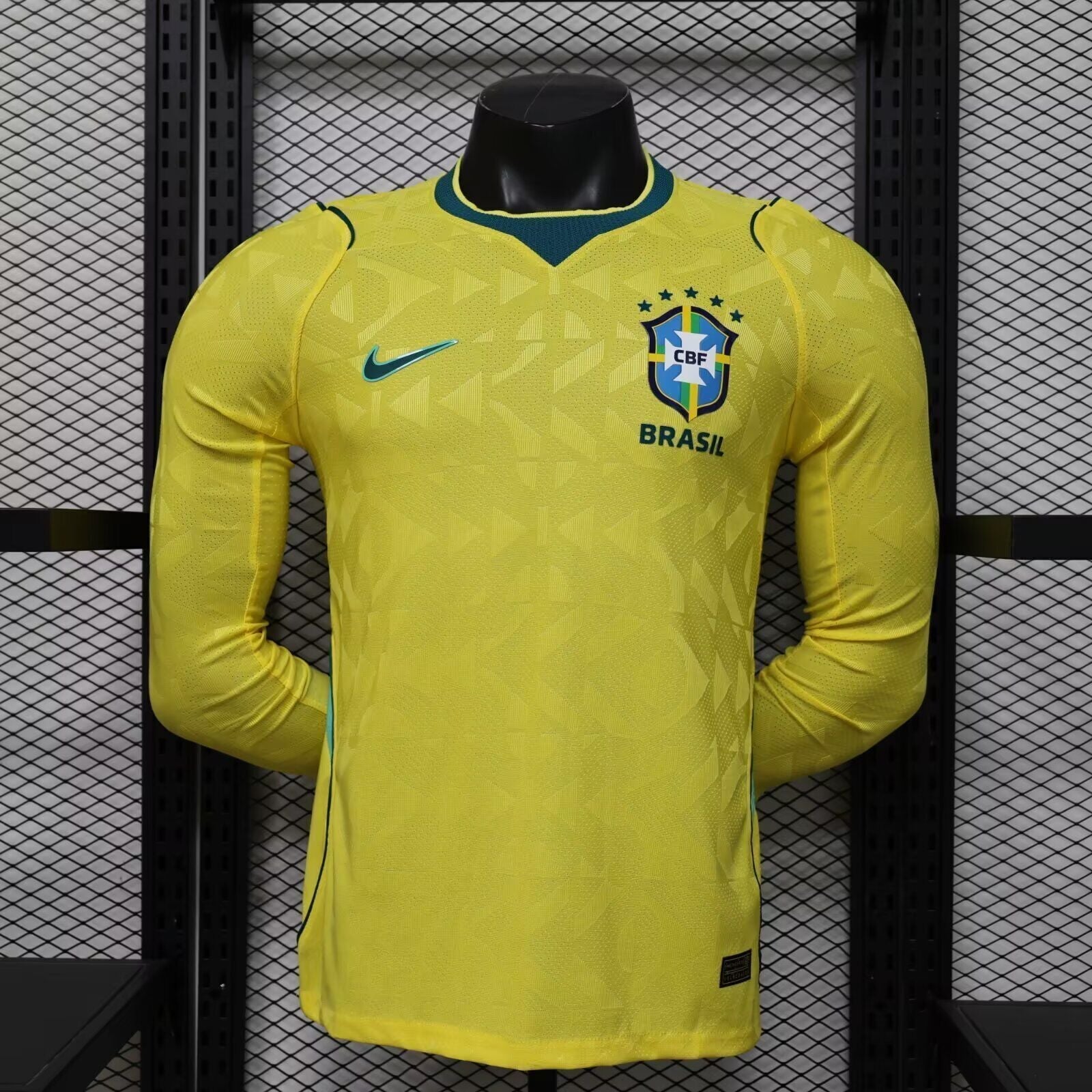 Maillot Brésil Coupe du Monde 2026 Domicile Manches longues